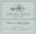 advertisement for Ghost Hill Cellars