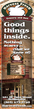 advertisement for Harvest Fresh