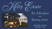 advertisement for Kelty Estate