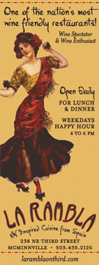 advertisement for La Rambla